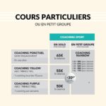 Tarifs coaching sport L'ESAM Saint Vallier de Thiey