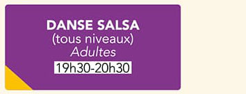 Cours de danse Salsa